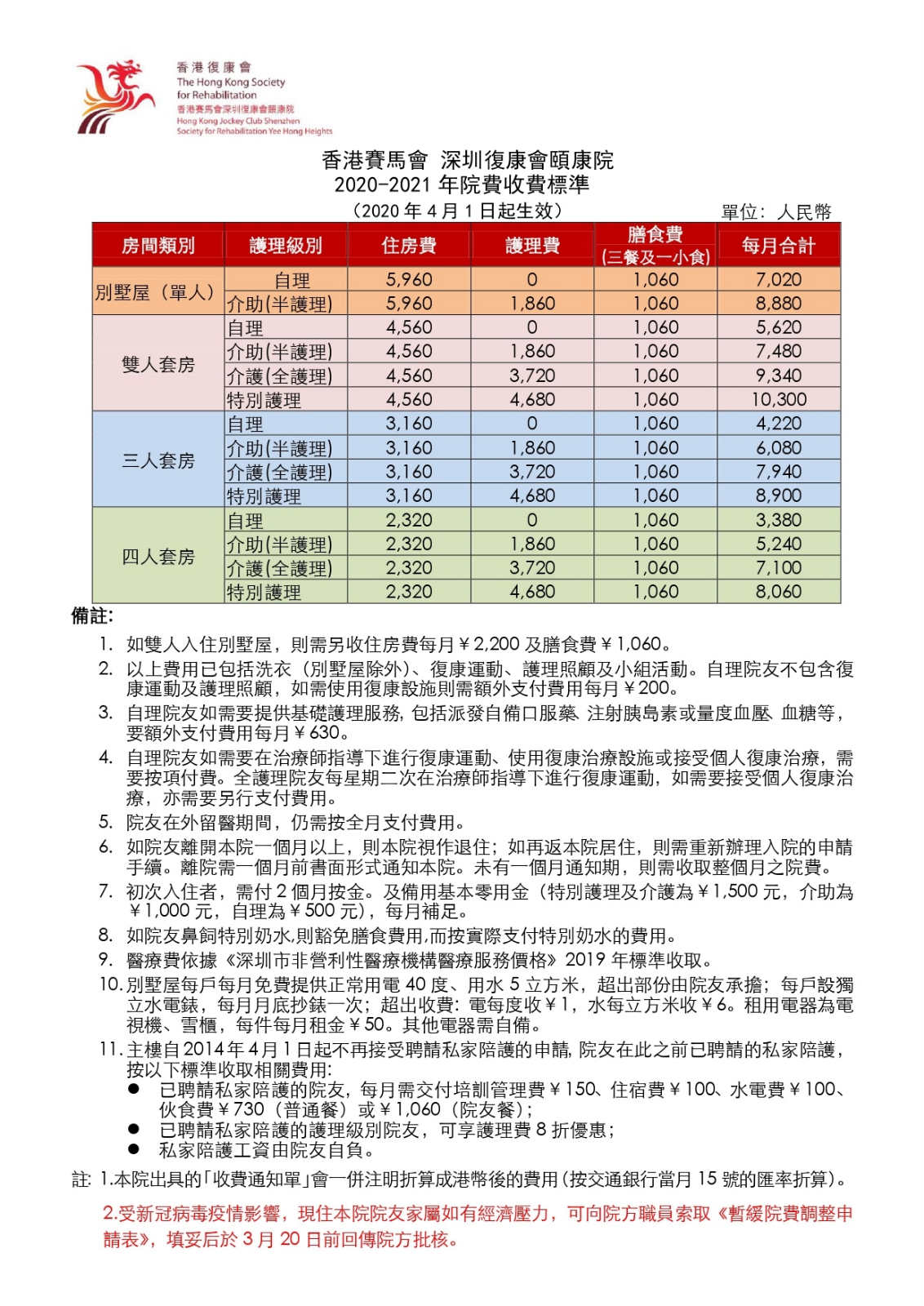 香港赛马会深圳复康会颐康院-晨曦养老